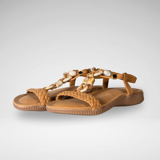 PIERRE CARDIN - SKYLA SANDAL - LS5818 - TAN