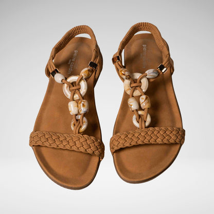 PIERRE CARDIN - SKYLA SANDAL - LS5818 - TAN