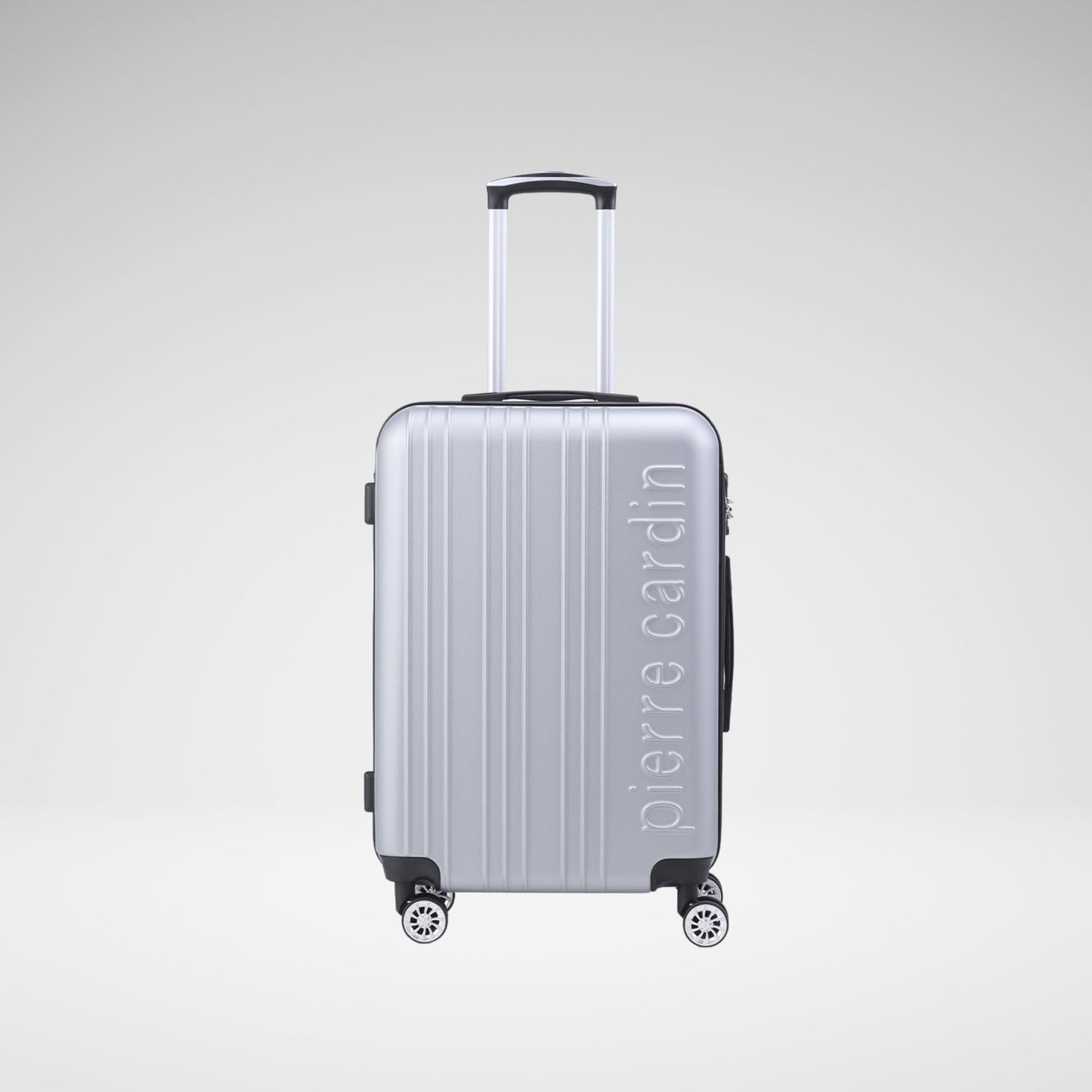 Pierre Cardin Belmont ABS Suitcase Set |Size Small Pink