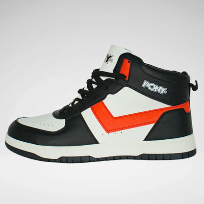 Pony Express Sneaker | Black/White/Red