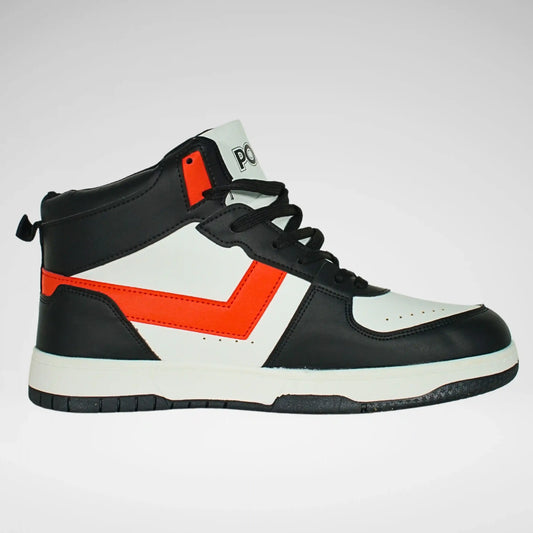 Pony Express Sneaker | Black/White/Red