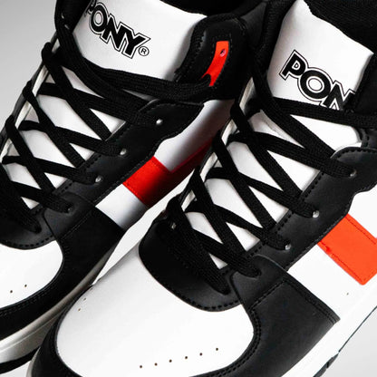 PONY MCB7115 Mcb7115 Pony Express Sneaker Hi Top 133792 White