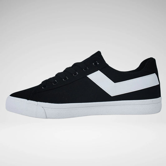Pony Top Star Canvas Sneaker | Black