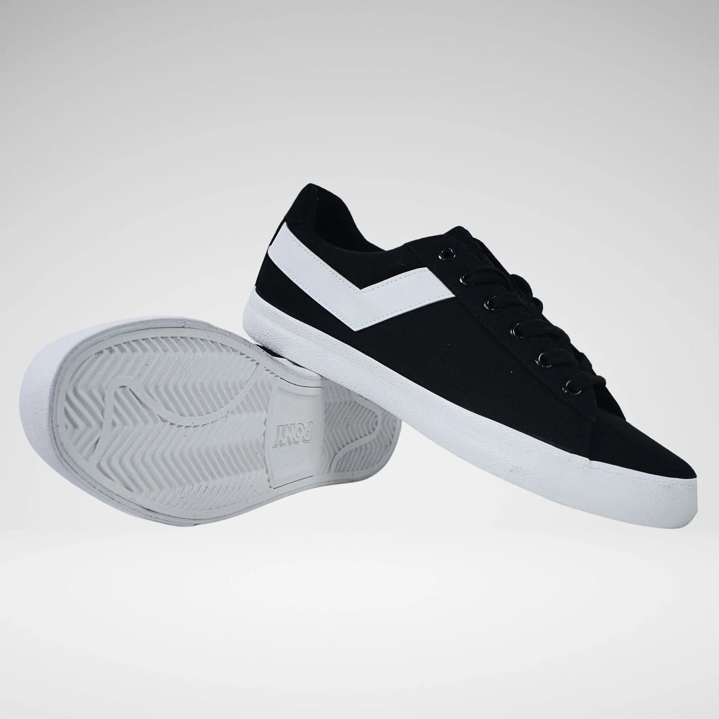 Pony Top Star Canvas Sneaker | Black