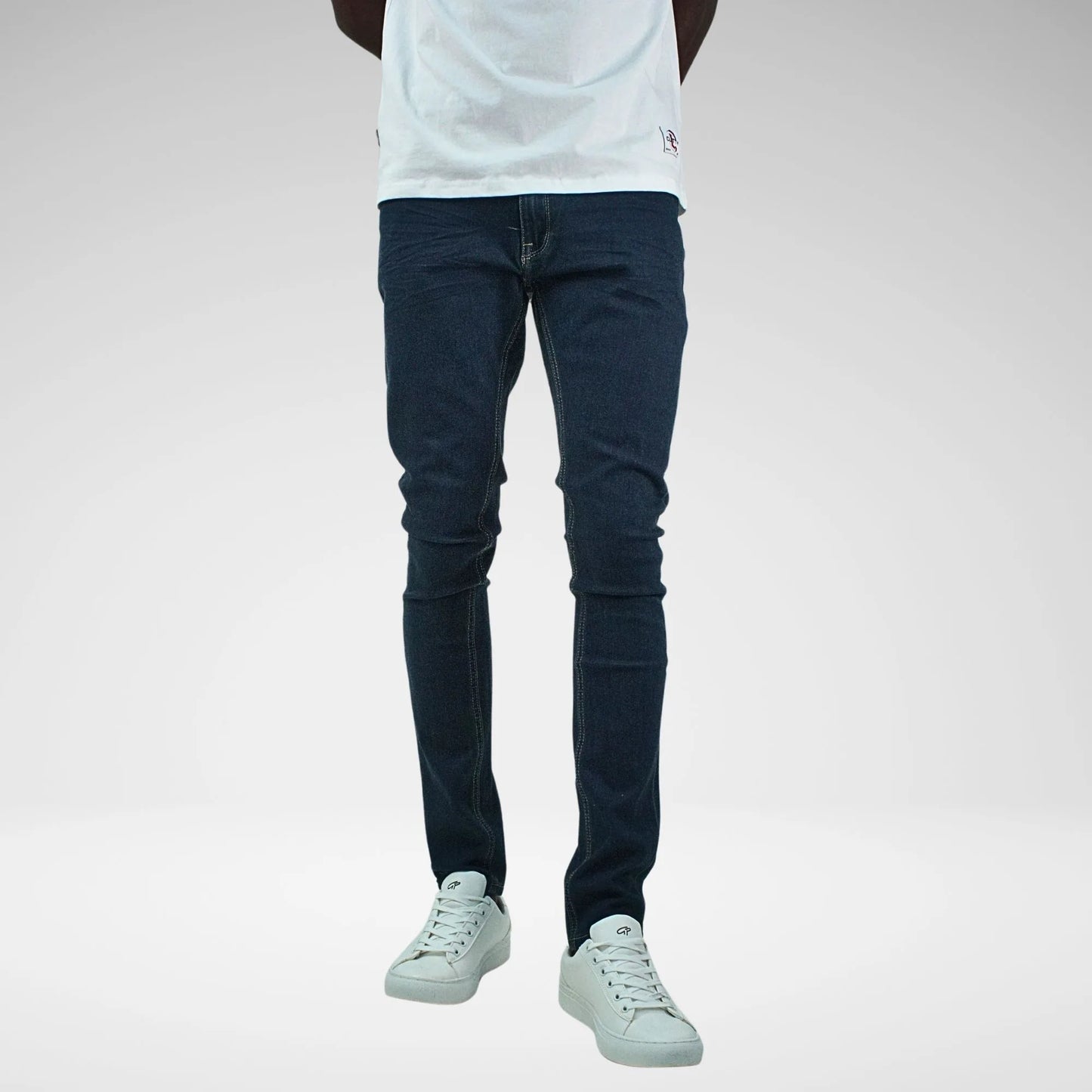 Refuel Waxed Coated Jeans | Jet Black