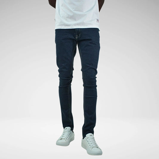 Refuel Waxed Coated Jeans | Jet Black