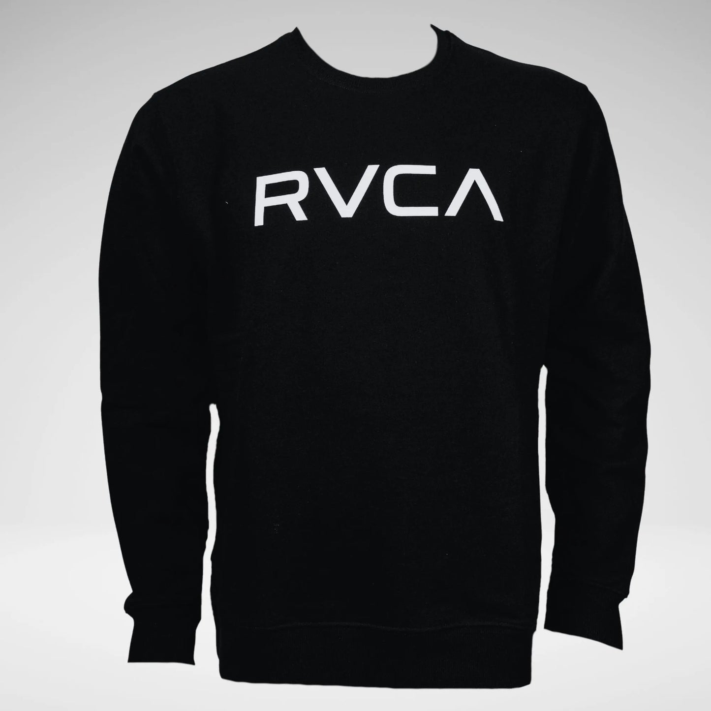 Rvca Pullover Sweater Big Rvca Crew Black