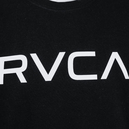 Rvca Pullover Sweater Big Rvca Crew Black