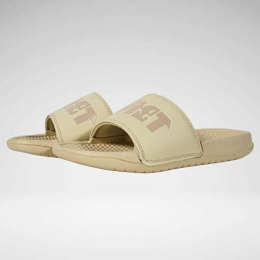 Soviet Bahamas Push-In Sandal | Cream/Dusty Pink