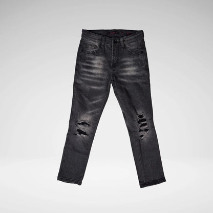 SOVIET - BJ2349 - CRUMBLE DENIM JEAN - CHARCOAL - R559.99