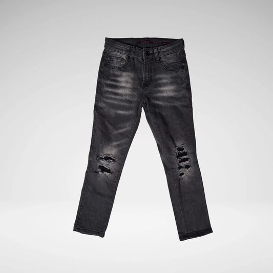 SOVIET - BJ2349 - CRUMBLE DENIM JEAN - CHARCOAL - R559.99