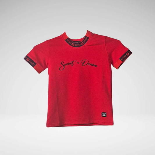 SOVIET - BTS2483 -ANCHOR FASHION TEE - RED - R199.99