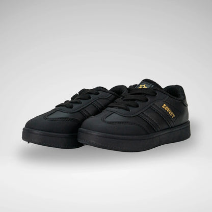 SOVIET IGC1034 CASUAL LACE UP L/CUT BLACK MONO
