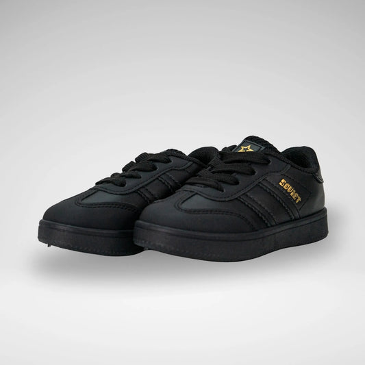 SOVIET IGC1034 CASUAL LACE UP L/CUT BLACK MONO