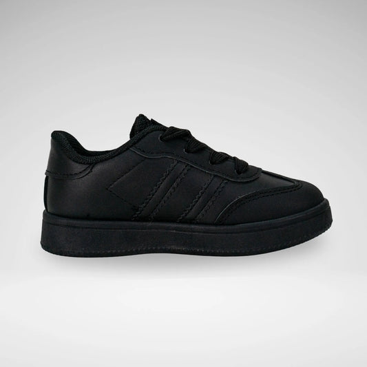 SOVIET IGC1034 CASUAL LACE UP L/CUT BLACK MONO
