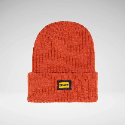 SOVIET DENALI FOLD UP BEANIE RUST