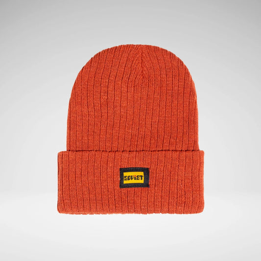 SOVIET DENALI FOLD UP BEANIE RUST