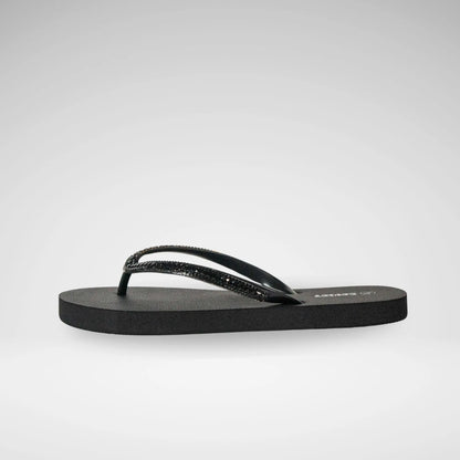 SOVIET - EMERALD THONG SANDAL W/DIAMANTE - LS5826 - BLACK - R119.99