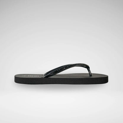 SOVIET - EMERALD THONG SANDAL W/DIAMANTE - LS5826 - BLACK - R119.99