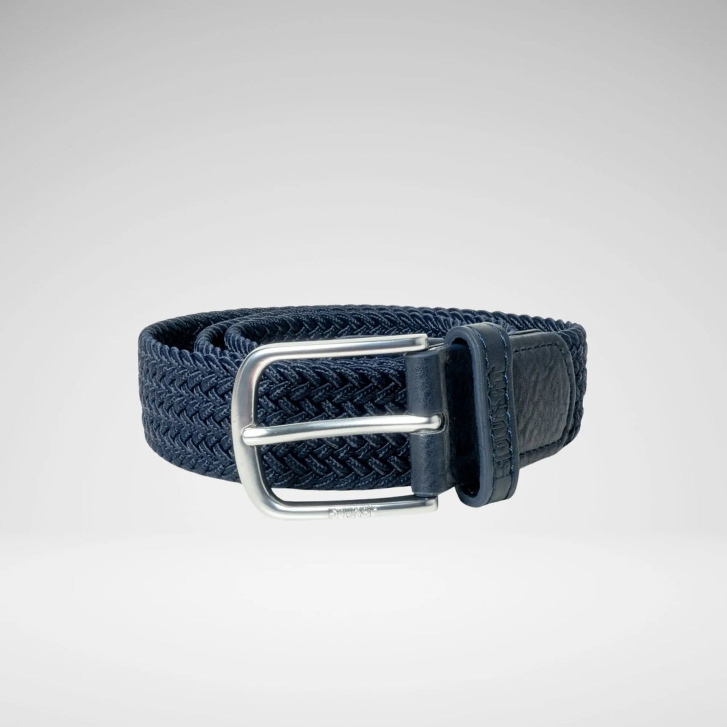SOVIET JHON S MENS WOVEN STRETCH BELT NAVY