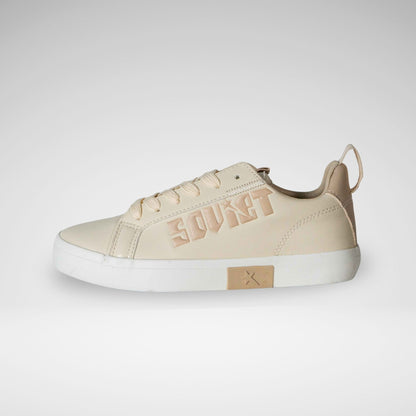 SOVIET - L HOLLYWOOD25 PU LACE UP SNEAKER - LC6004 - CREAM