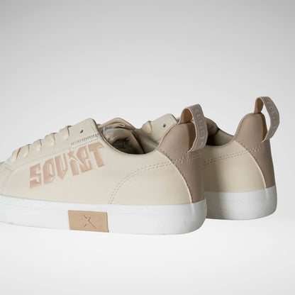 SOVIET - L HOLLYWOOD25 PU LACE UP SNEAKER - LC6004 - CREAM