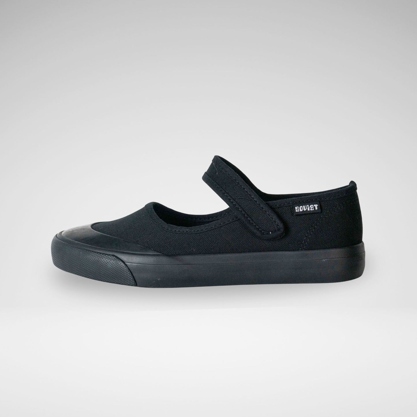 SOVIET - L MARY JANE CANVAS SLIPON - LC6011 - BLACK