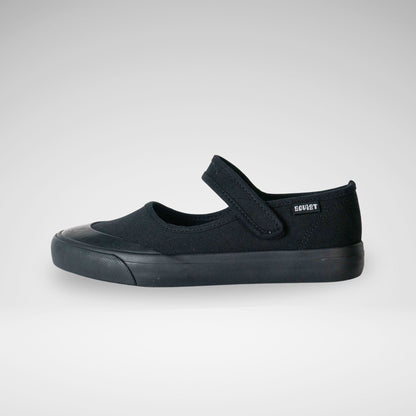 SOVIET - L MARY JANE CANVAS SLIPON - LC6011 - BLACK