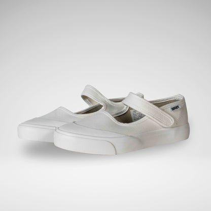 SOVIET - L MARY JANE CANVAS SLIPON - LC6011 - WHITE