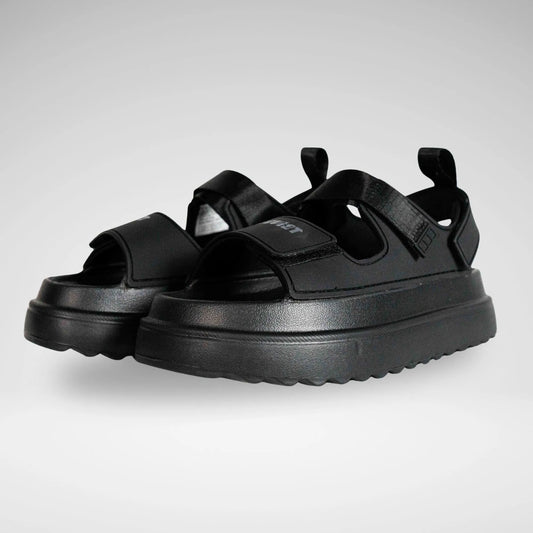 SOVIET LS5819 S - 0959 L Moselle Slipon Platform Sandal Black