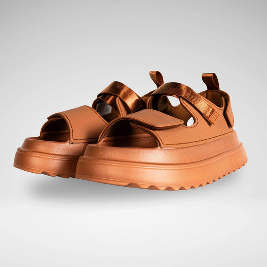 SOVIET LS5819 S - 0959 L Moselle Slipon Platform Sandal Camel