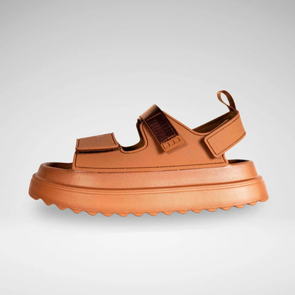 SOVIET LS5819 S - 0959 L Moselle Slipon Platform Sandal Camel