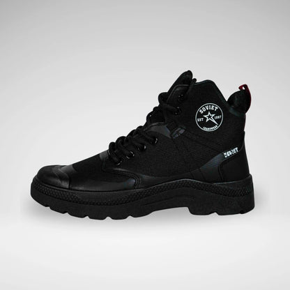 SOVIET MCB7130 S - 1124 M Prime Mens High Cut Canvas Black
