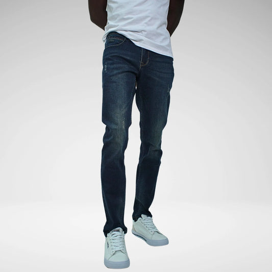 Soviet Mivar Slim Jeans | Blue Black