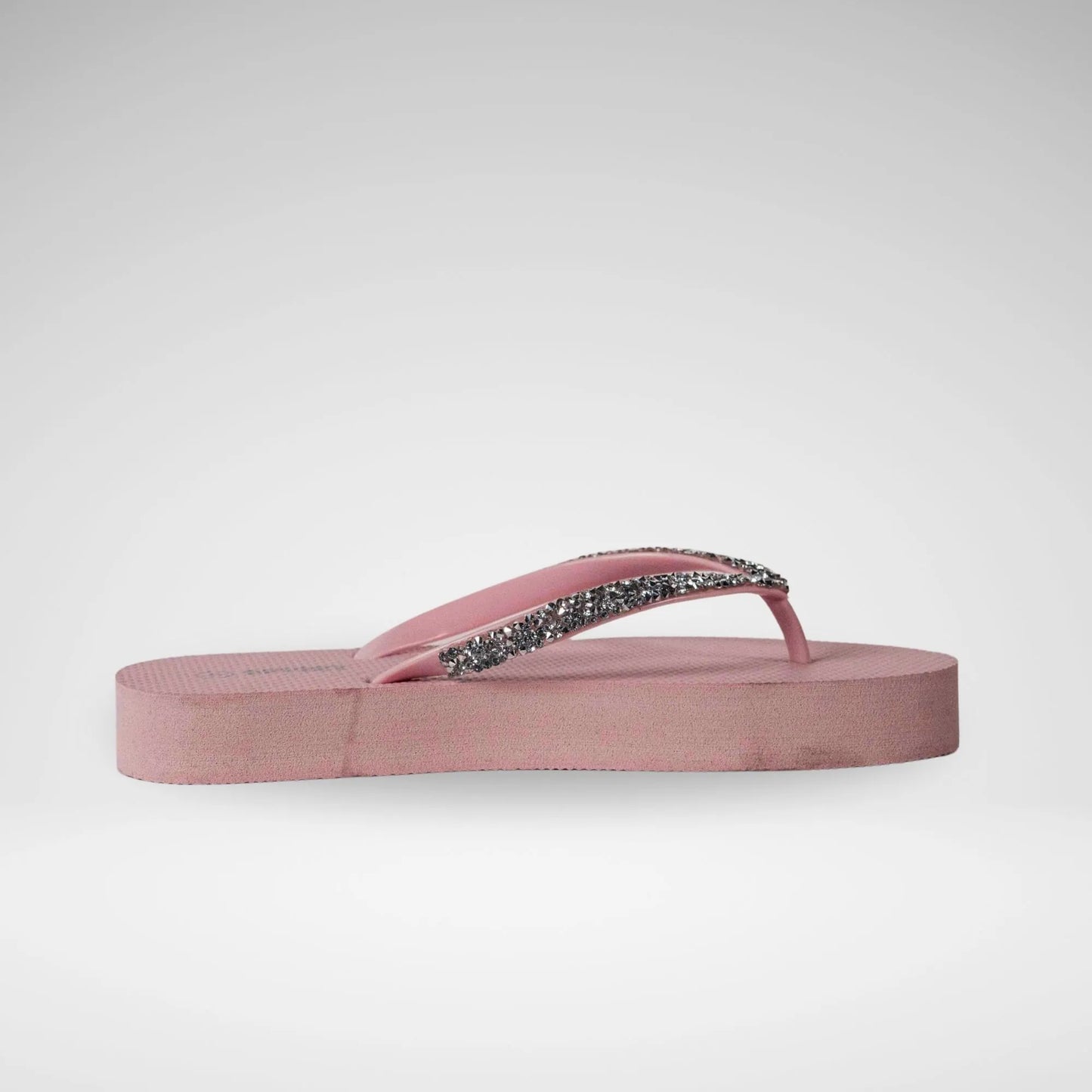 SOVIET  - MOONSTONE PLATFORM THONG  GLITTER - LS5827 - PINK - R119.99