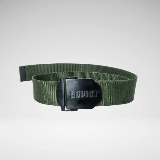 SOVIET RAYMOND METAL BUCKLE BELT OLIVE