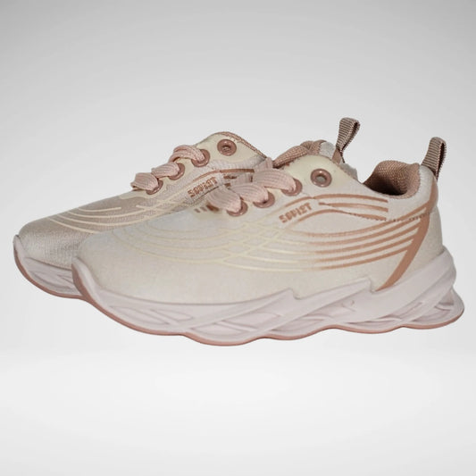 Soviet Renegade Knitted Sneaker | Nude/Dusty Pink