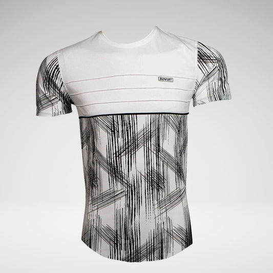 SOVIET - ROTARY PRINT TEE - MTS2838 - WHITE