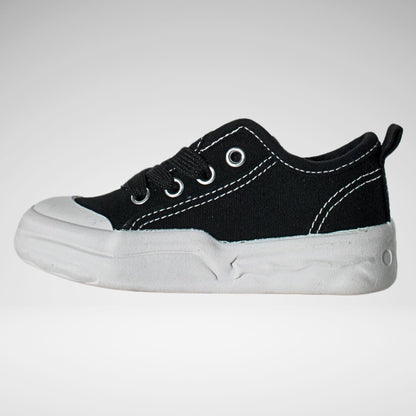Soviet Summer Canvas Sneaker | Black