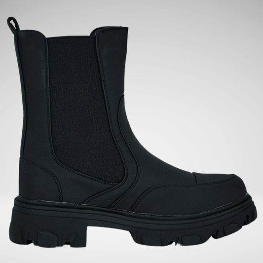 Ubat Ladies Wax Boxer Boot | Black