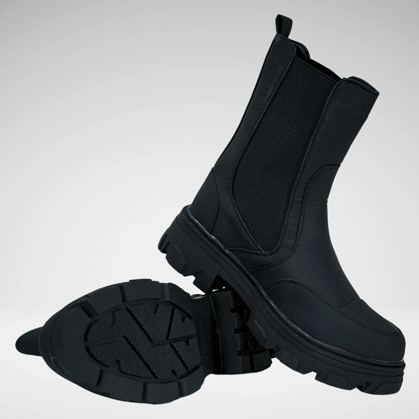 Ubat Ladies Wax Boxer Boot | Black