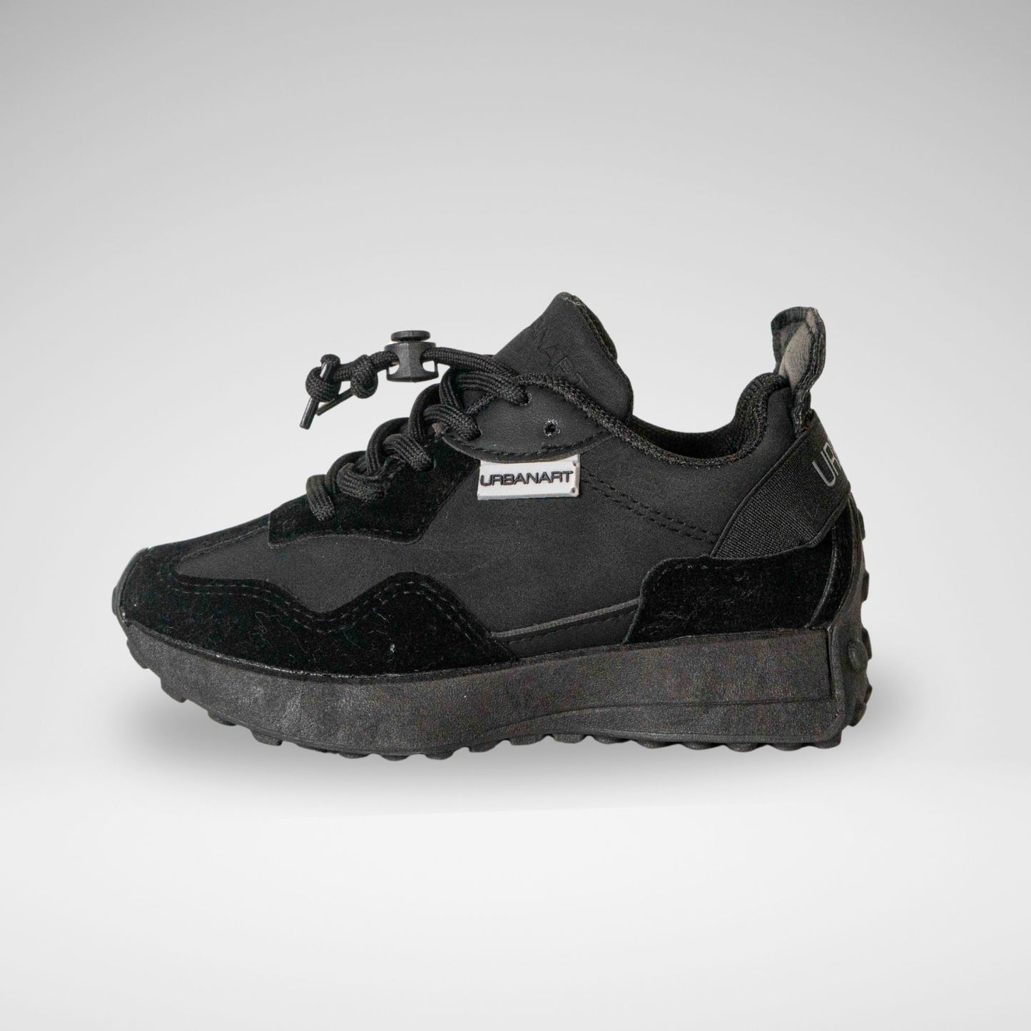 URBANART - BELLAY 1 FAUX NUBUCK SUEDE - BC2218 - BLACK