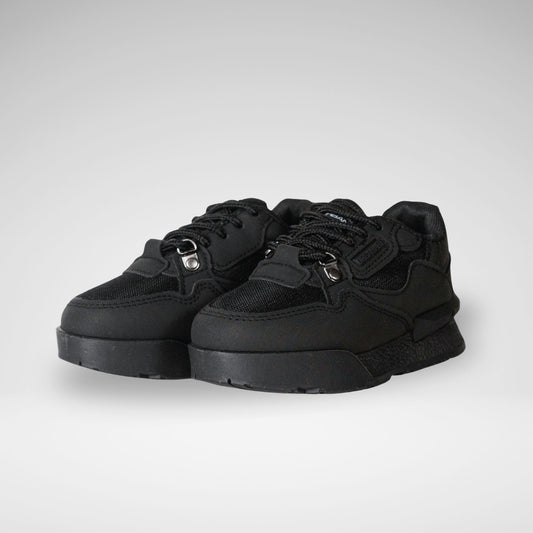 URBANART - FAUX NUBUCK MESH - BC2219 - BLACK