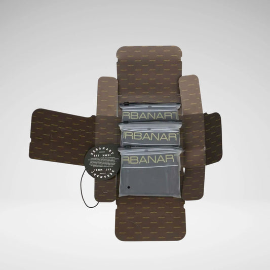 URBAN ART -  MB2637 - MENS 3PK UNDERWEAR - BLACK - R299.99