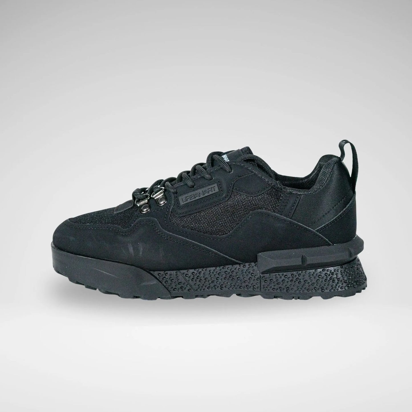 URBAN ART MC6727 PLAY 1NB NUBUCK MESH SNEAKER BLACK