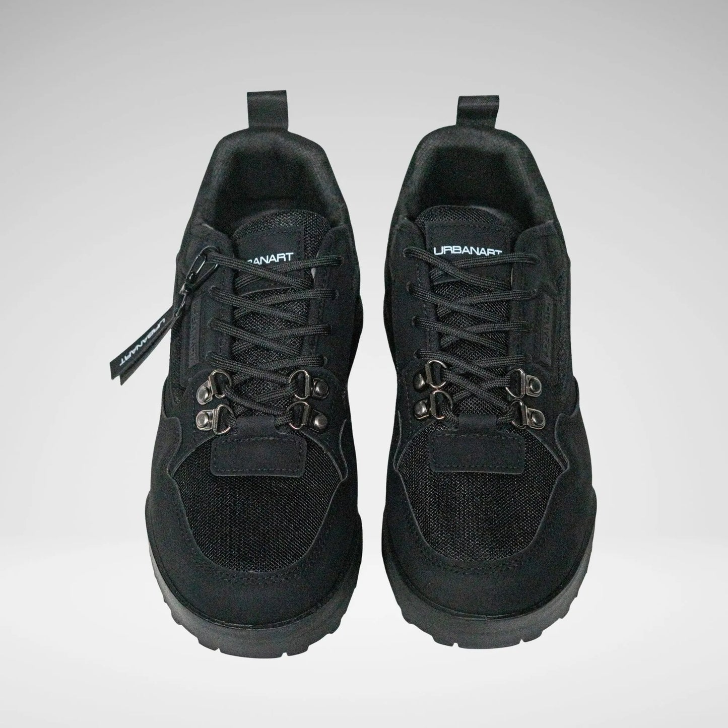 URBAN ART MC6727 PLAY 1NB NUBUCK MESH SNEAKER BLACK