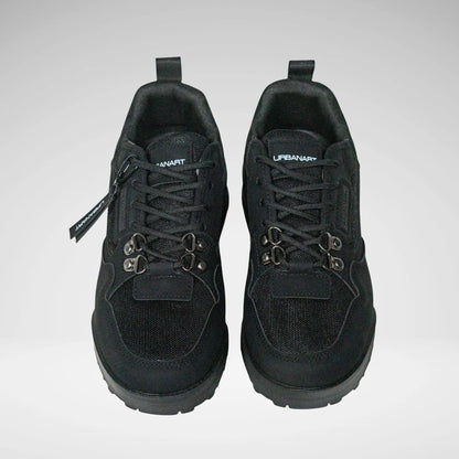 URBAN ART MC6727 PLAY 1NB NUBUCK MESH SNEAKER BLACK